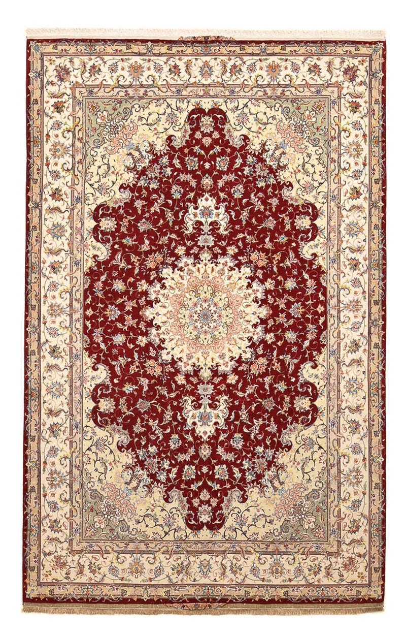 Tapis persan - Tabriz - Royal - 305 x 198 cm - rouge