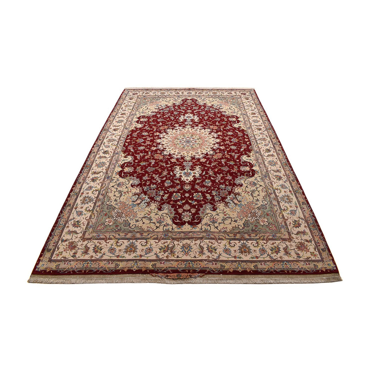 Tapis persan - Tabriz - Royal - 305 x 198 cm - rouge