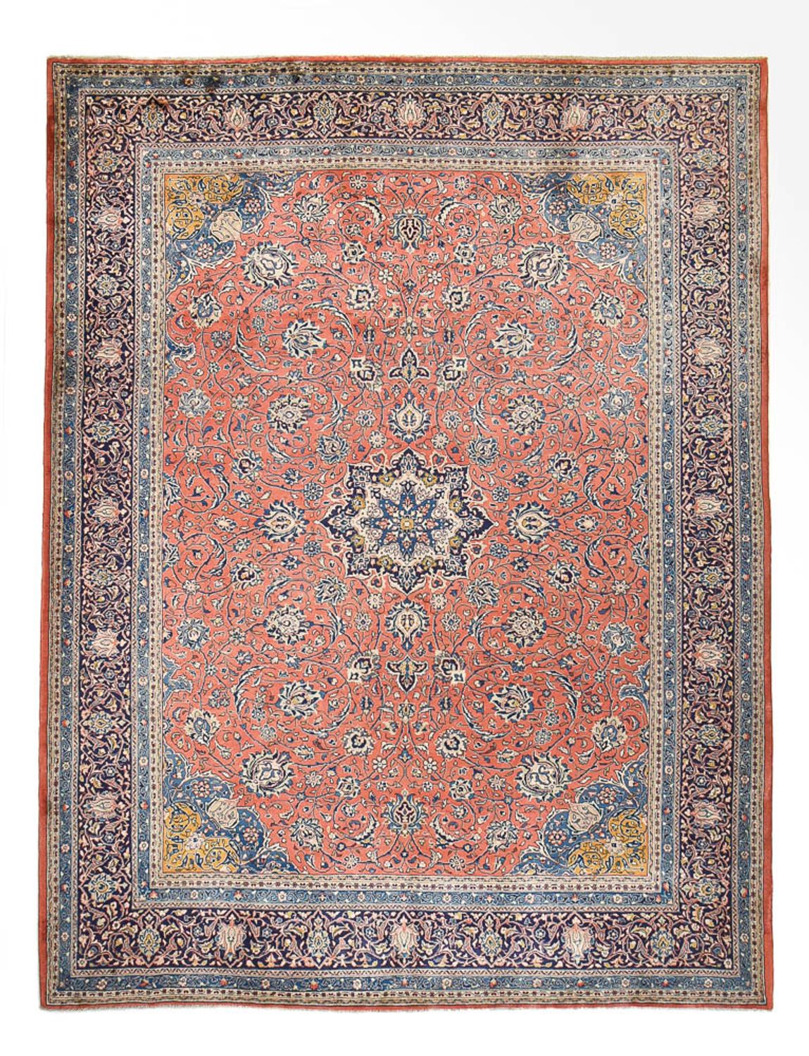Tapis persan - Classique - Royal - 383 x 289 cm - rouge