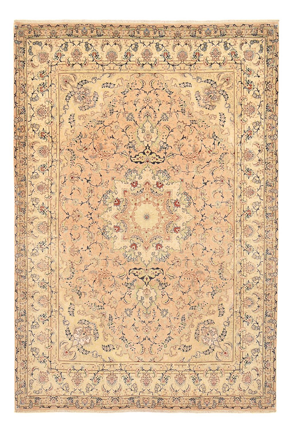 Tapis persan - Tabriz - Royal - 367 x 258 cm - beige foncé