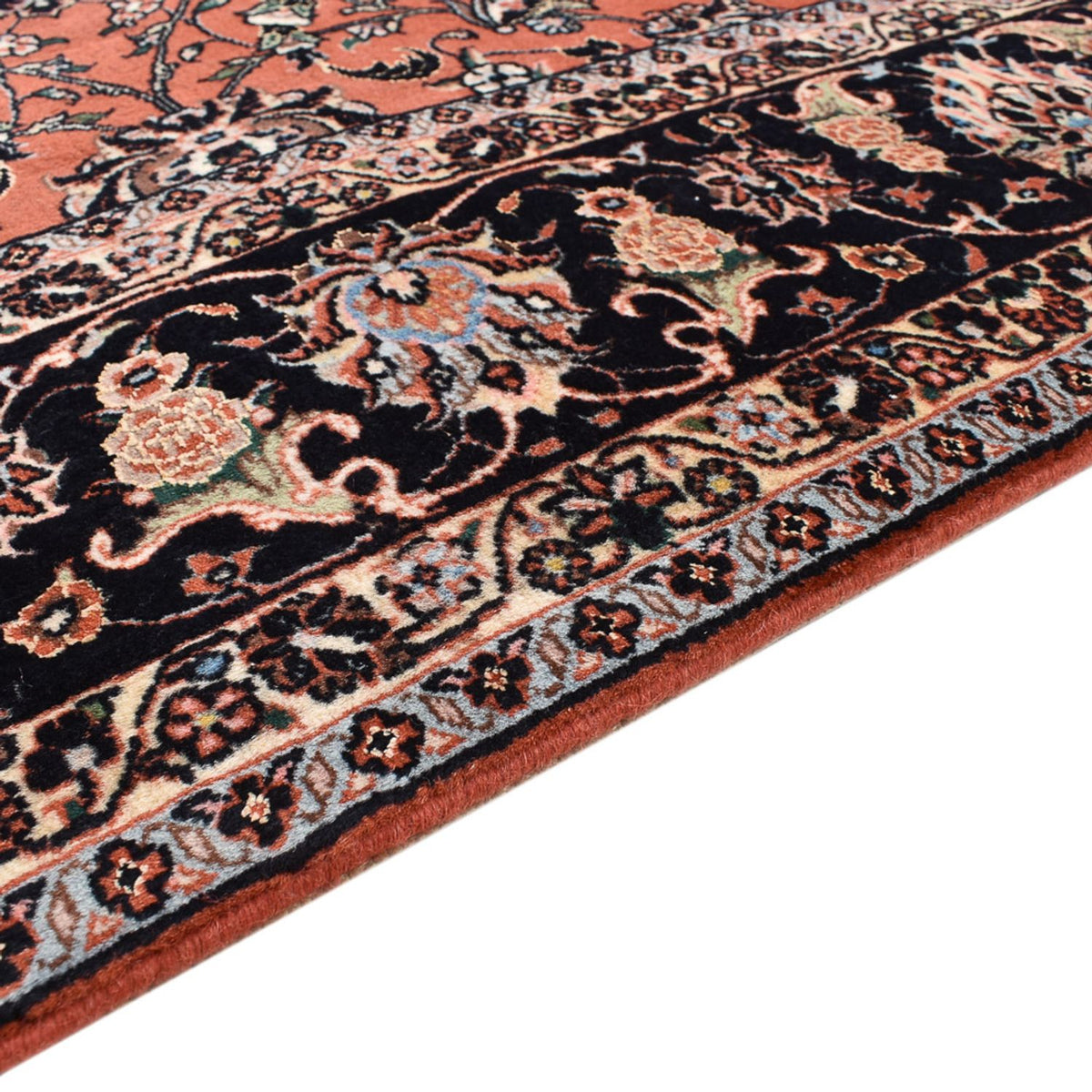 Tapis persan - Bidjar - 294 x 206 cm - rouge clair