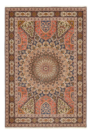Tapis persan - Tabriz - Royal - 250 x 170 cm - beige foncé