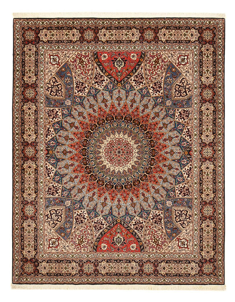 Tapis persan - Tabriz - Royal - 255 x 205 cm - beige foncé