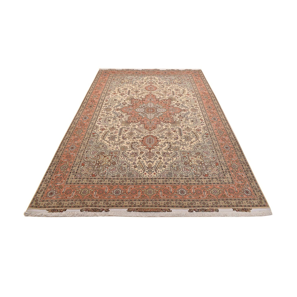 Tapis persan - Tabriz - Royal - 312 x 205 cm - sable