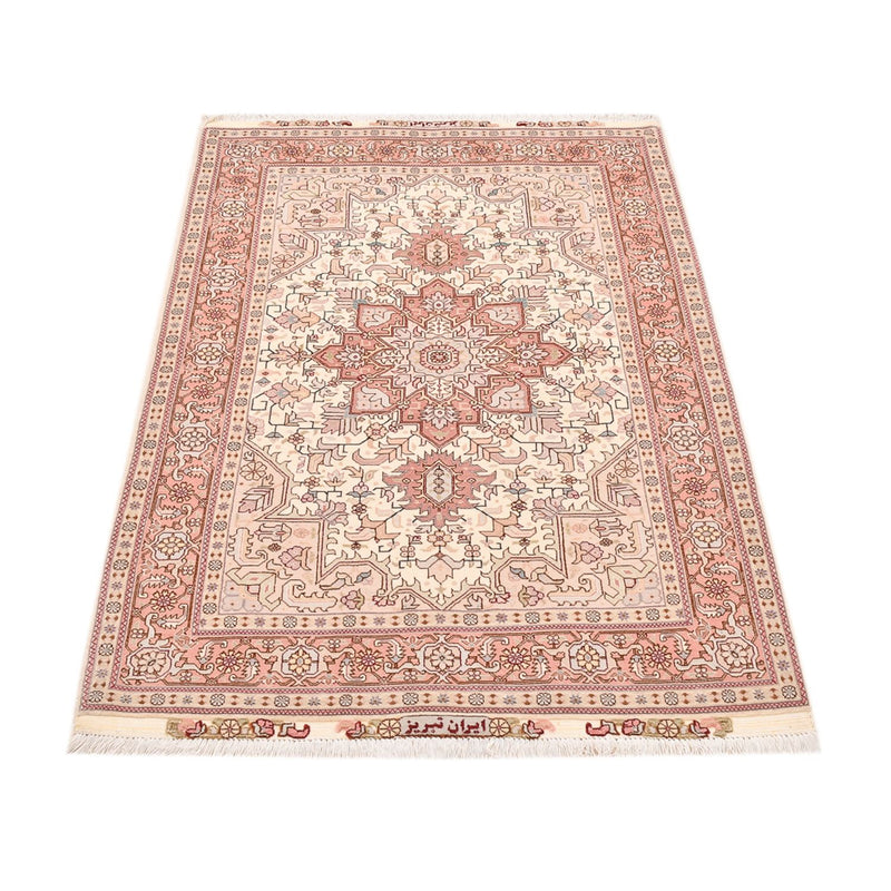 Tapis persan - Tabriz - Royal - 161 x 105 cm - rouge clair