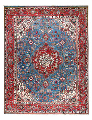 Tapis persan - Tabriz - Royal - 400 x 312 cm - bleu