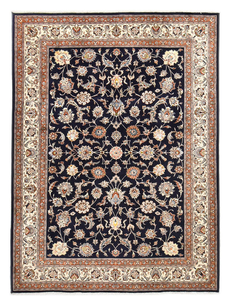 Tapis persan - Classique - Royal - 334 x 250 cm - bleu foncé