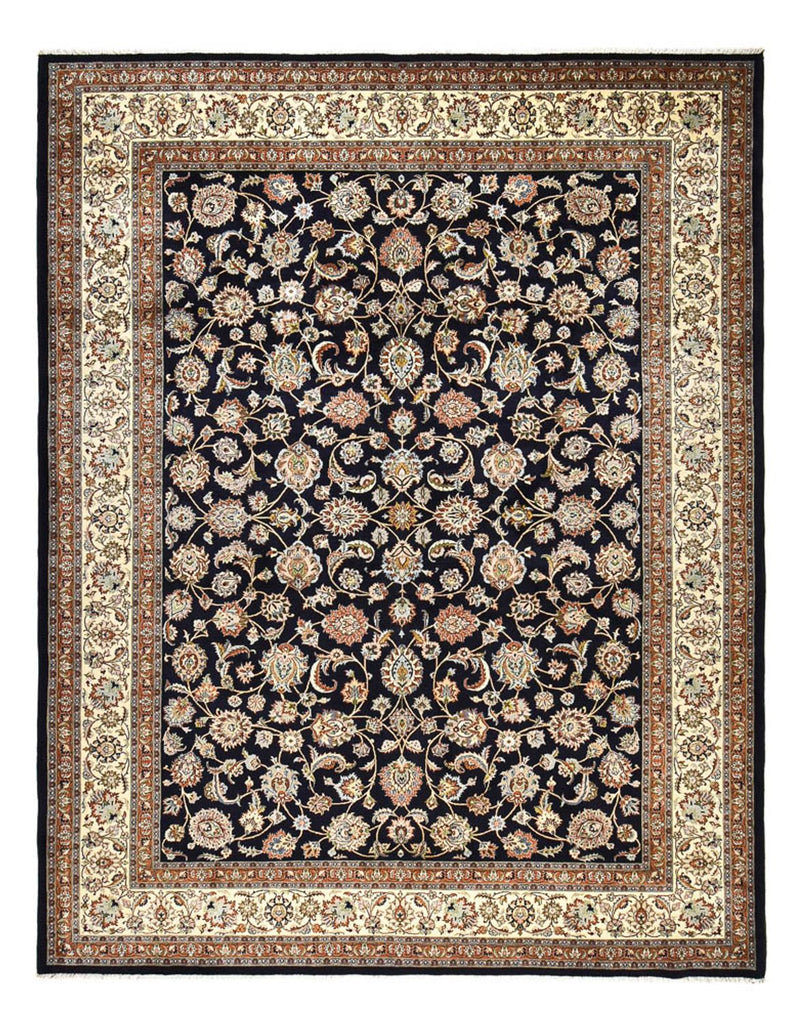 Tapis persan - Classique - Royal - 392 x 302 cm - bleu foncé
