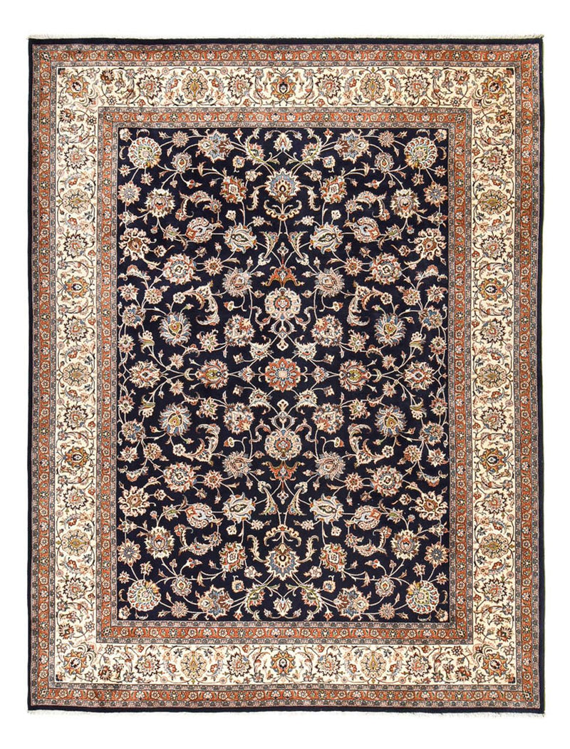 Tapis persan - Classique - Royal - 394 x 300 cm - bleu foncé