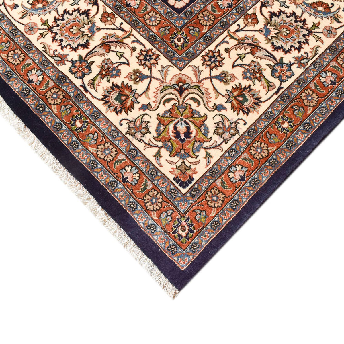 Tapis persan - Classique - Royal - 394 x 300 cm - bleu foncé