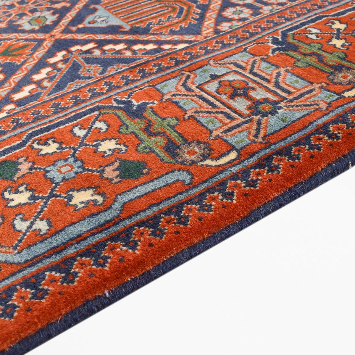 Tapis persan - Nomadic - 200 x 138 cm - rouille