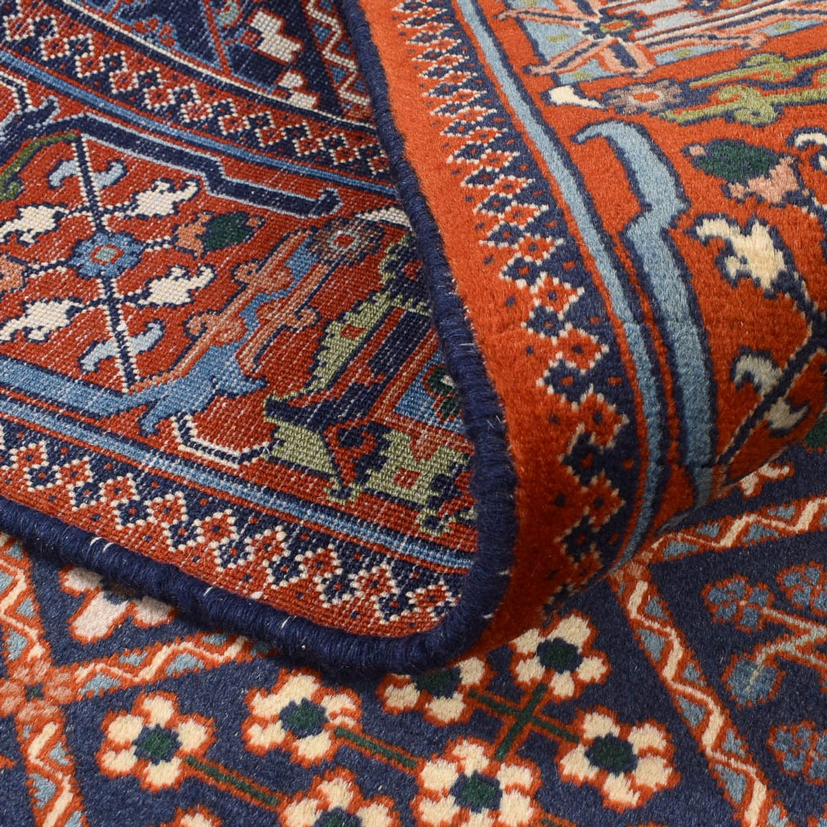 Tapis persan - Nomadic - 200 x 138 cm - rouille
