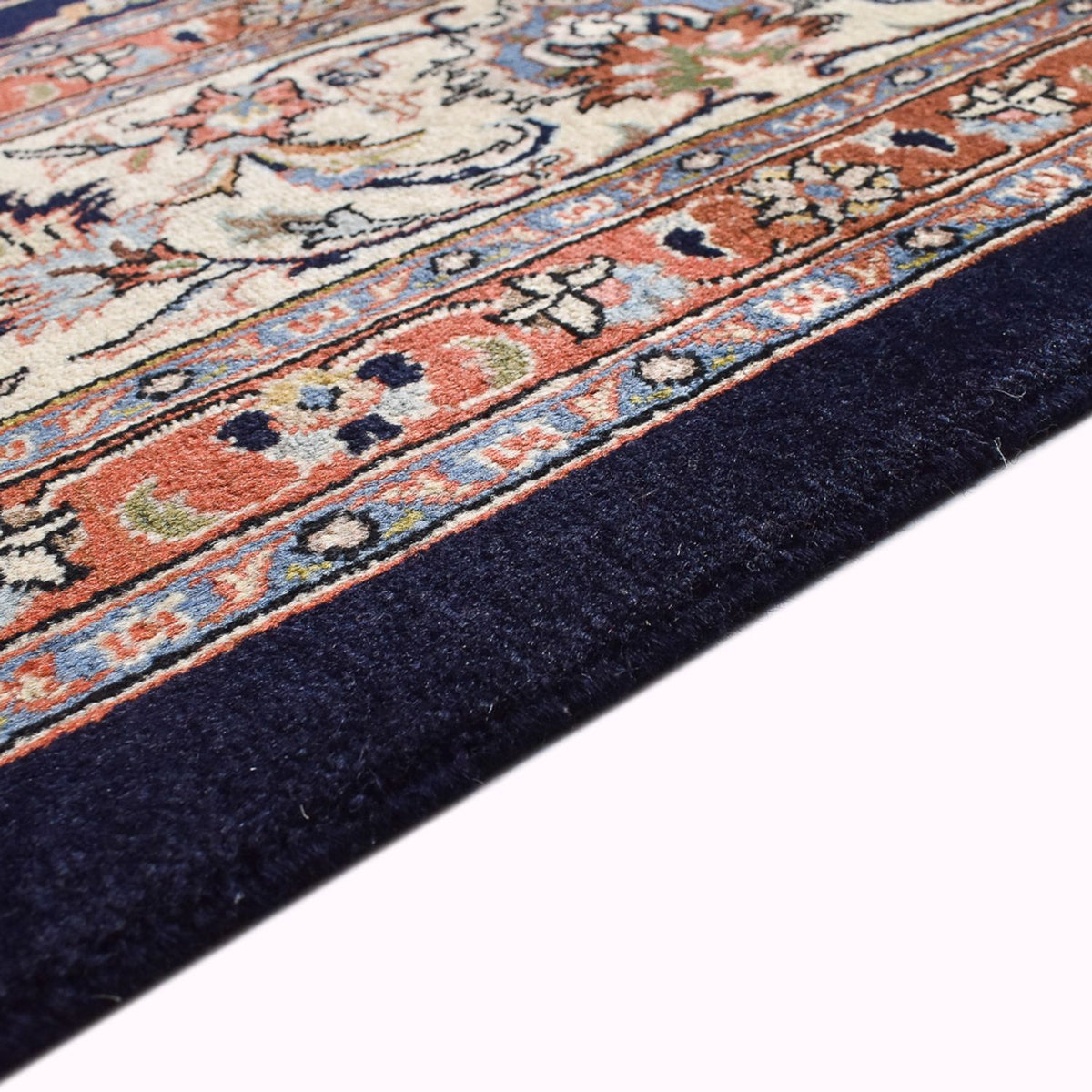 Tapis persan - Classique - Royal - 340 x 248 cm - bleu foncé