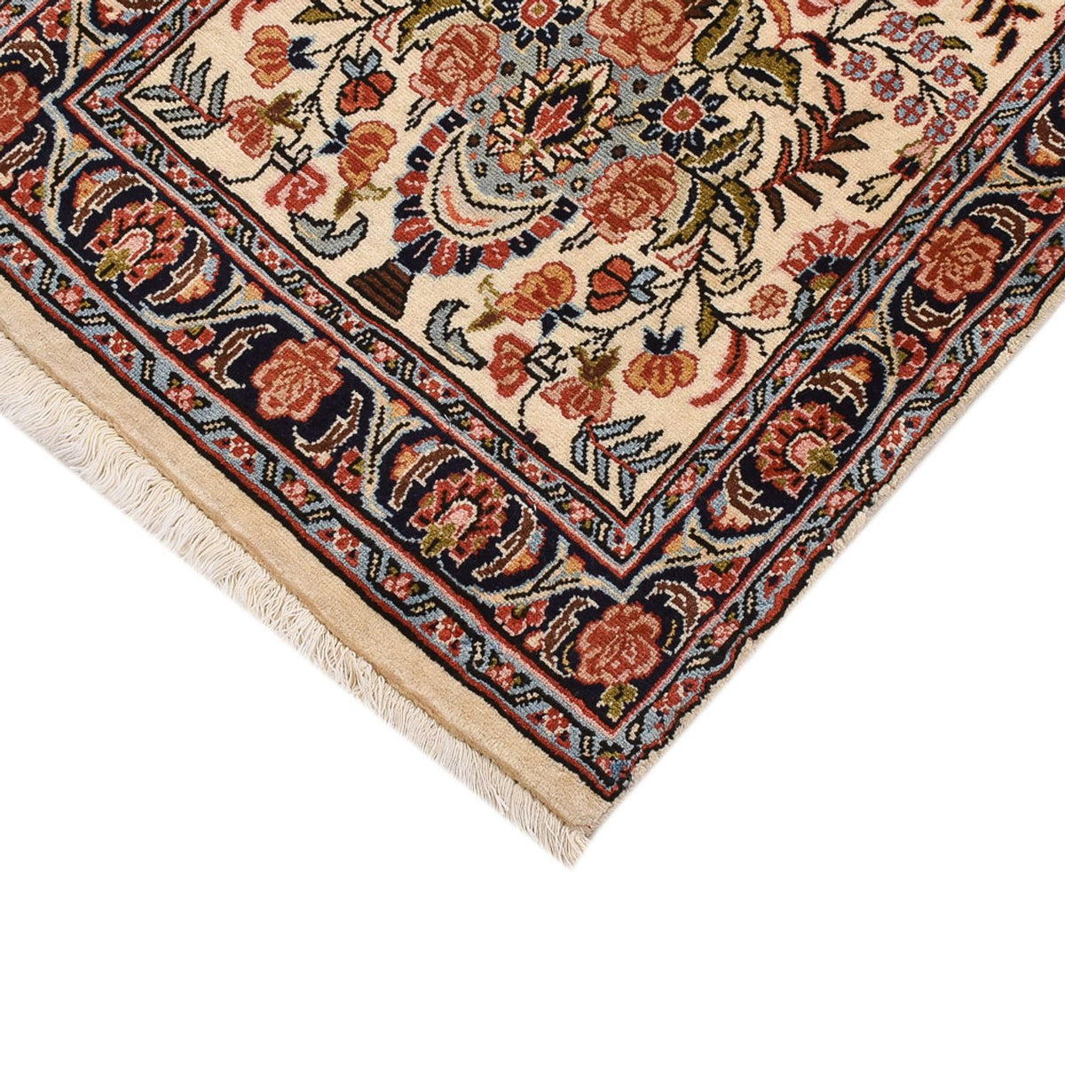 Tapis de couloir Tapis persan - Bidjar - 314 x 55 cm - beige