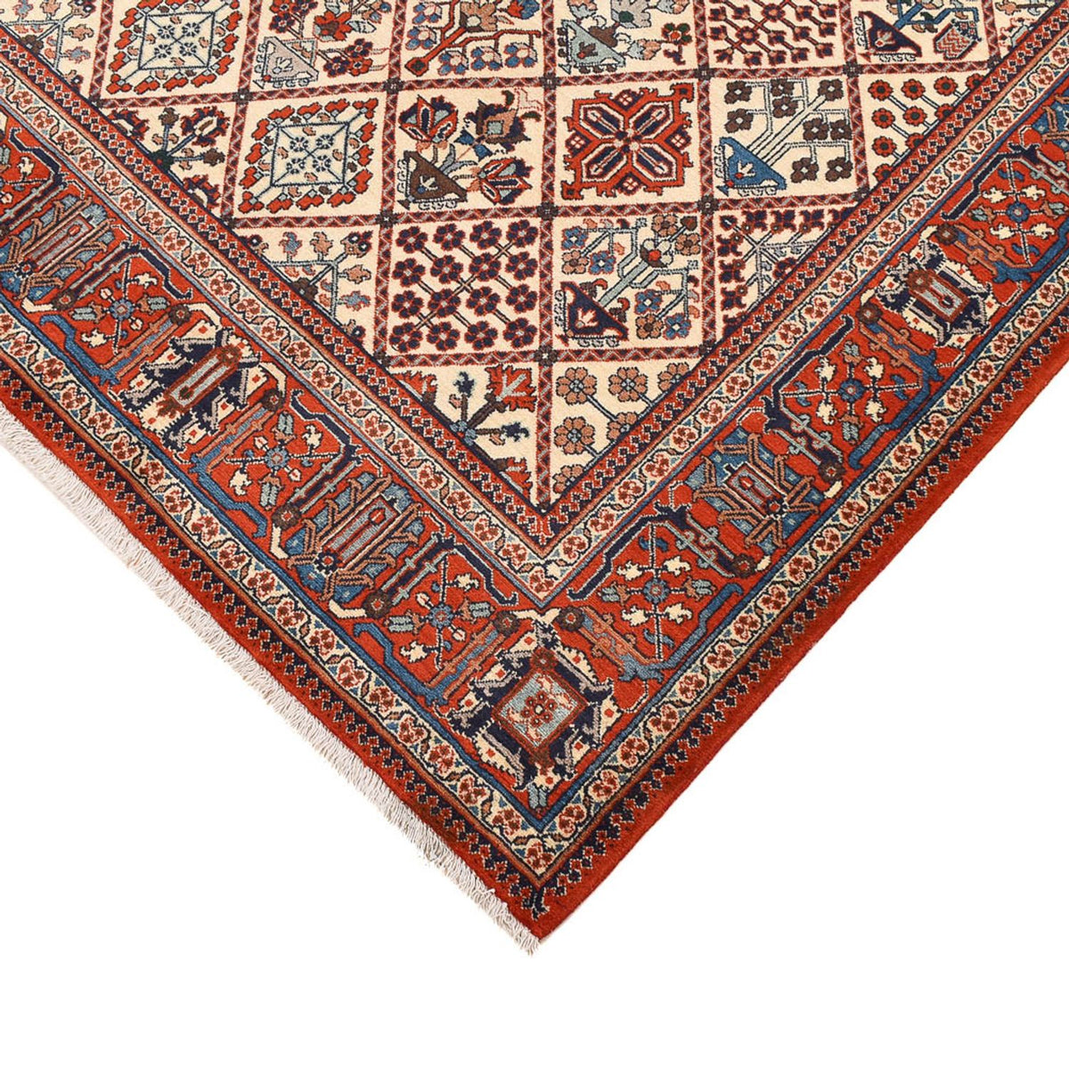 Tapis persan - Nomadic - 248 x 168 cm - beige foncé