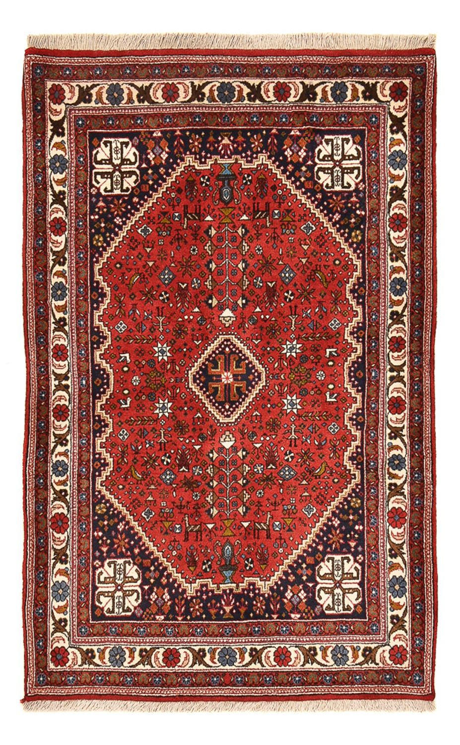 Tapis persan - Nomadic - 170 x 112 cm - rouge