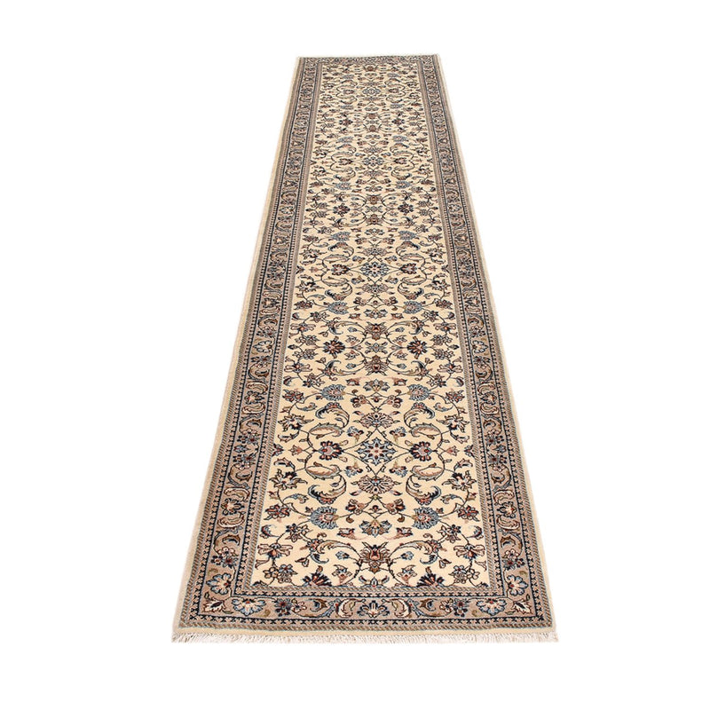Tapis de couloir Tapis persan - Keshan - 370 x 80 cm - beige