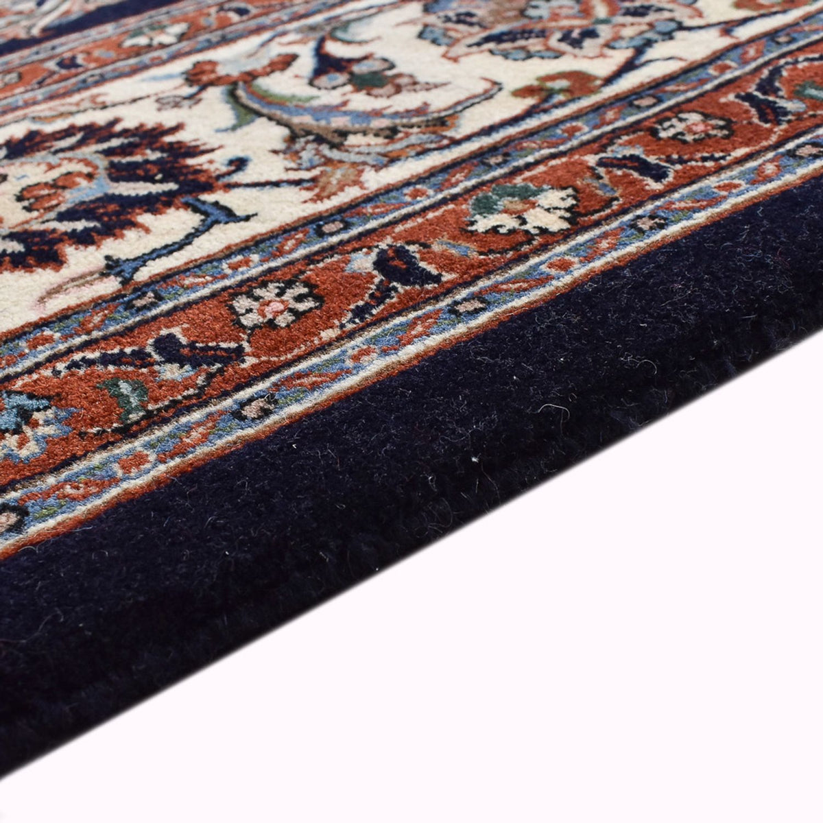 Tapis persan - Classique - Royal - 342 x 250 cm - bleu foncé
