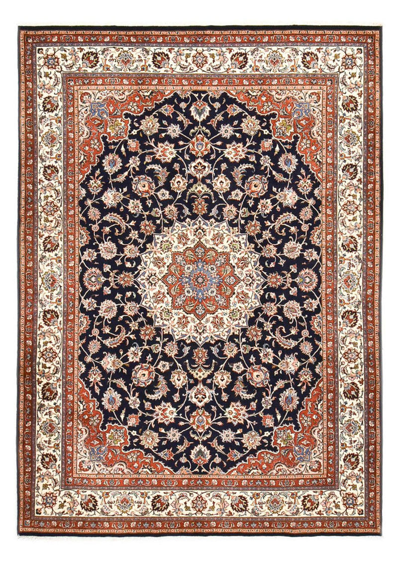Tapis persan - Classique - Royal - 345 x 244 cm - bleu foncé