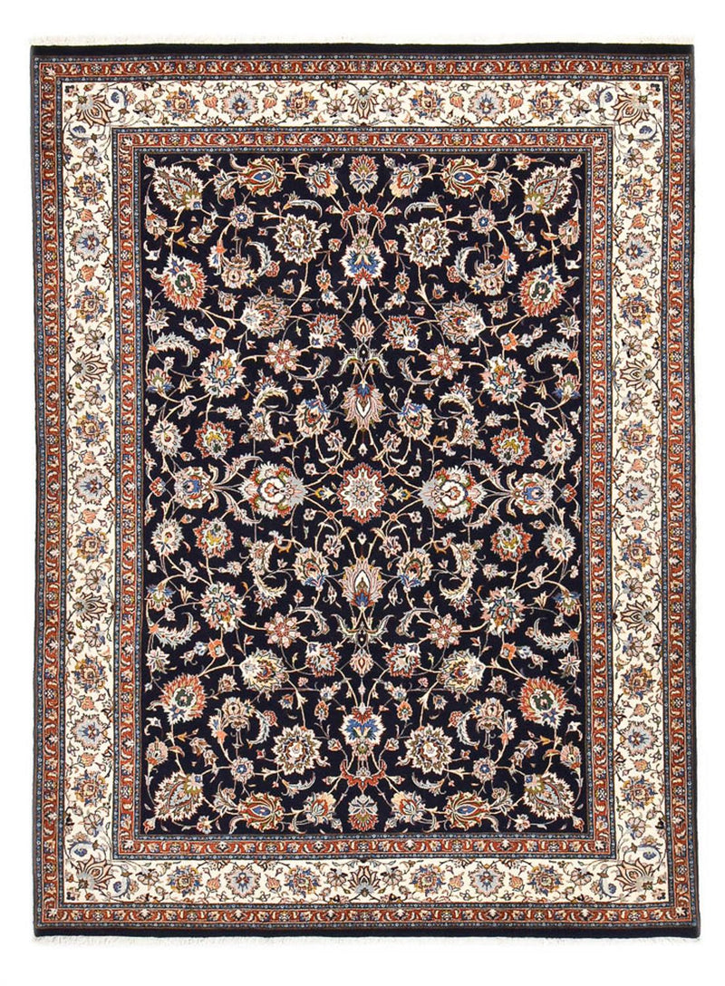 Tapis persan - Classique - Royal - 336 x 240 cm - bleu foncé