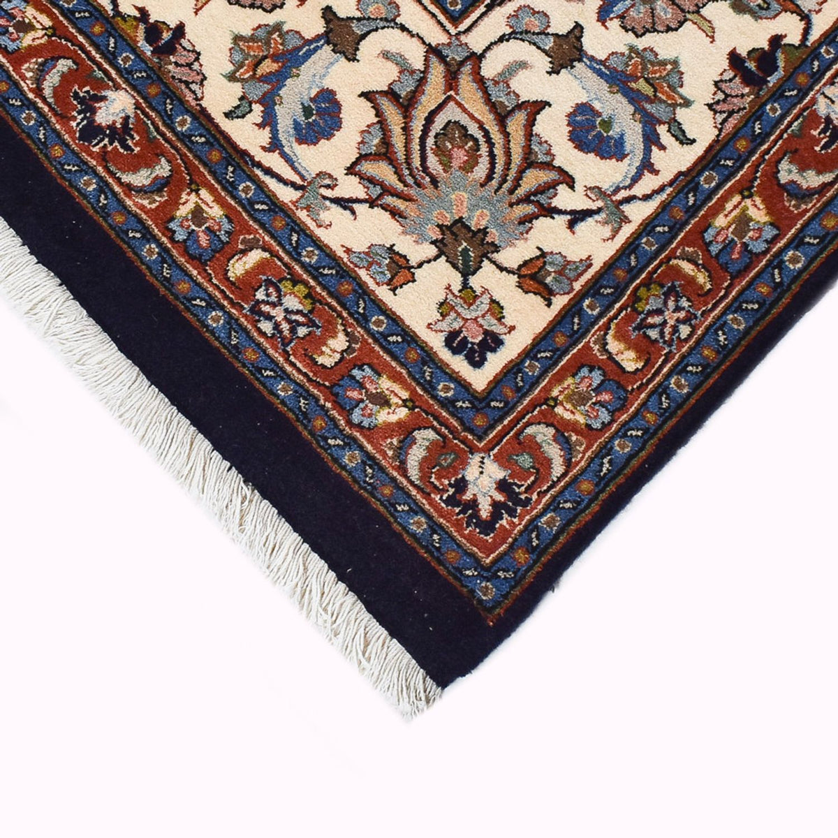 Tapis persan - Classique - Royal - 336 x 240 cm - bleu foncé