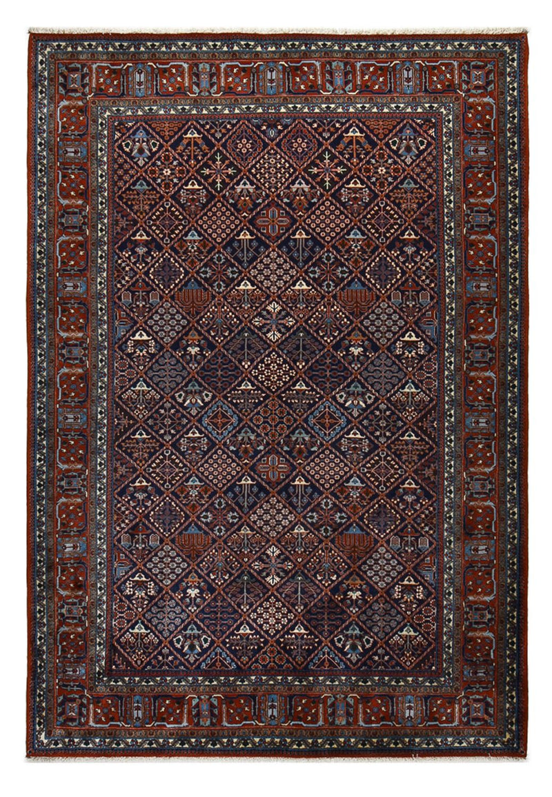 Tapis persan - Bidjar - 300 x 212 cm - rouge vin