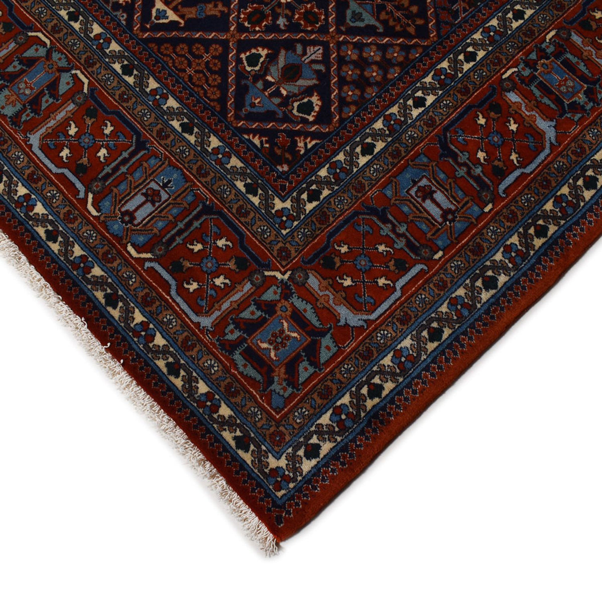Tapis persan - Bidjar - 300 x 212 cm - rouge vin