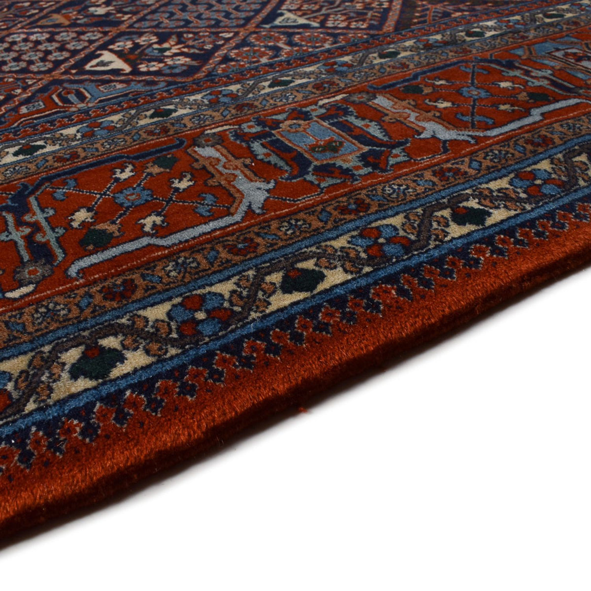 Tapis persan - Bidjar - 300 x 212 cm - rouge vin