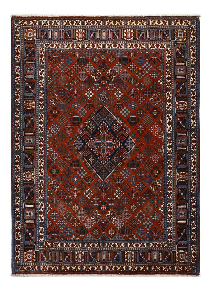 Tapis persan - Bidjar - 298 x 217 cm - rouge foncé