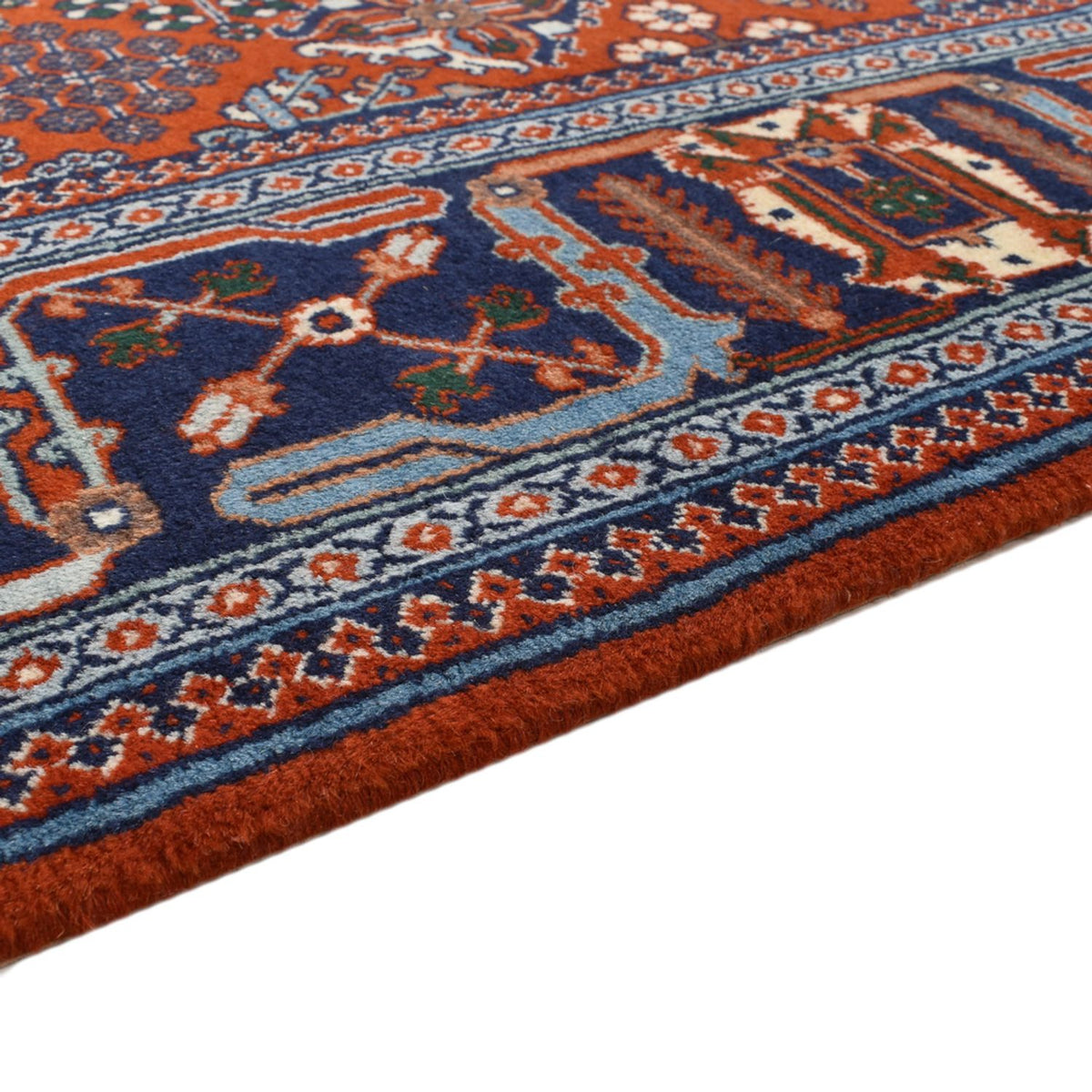 Tapis persan - Nomadic - 255 x 170 cm - rouge