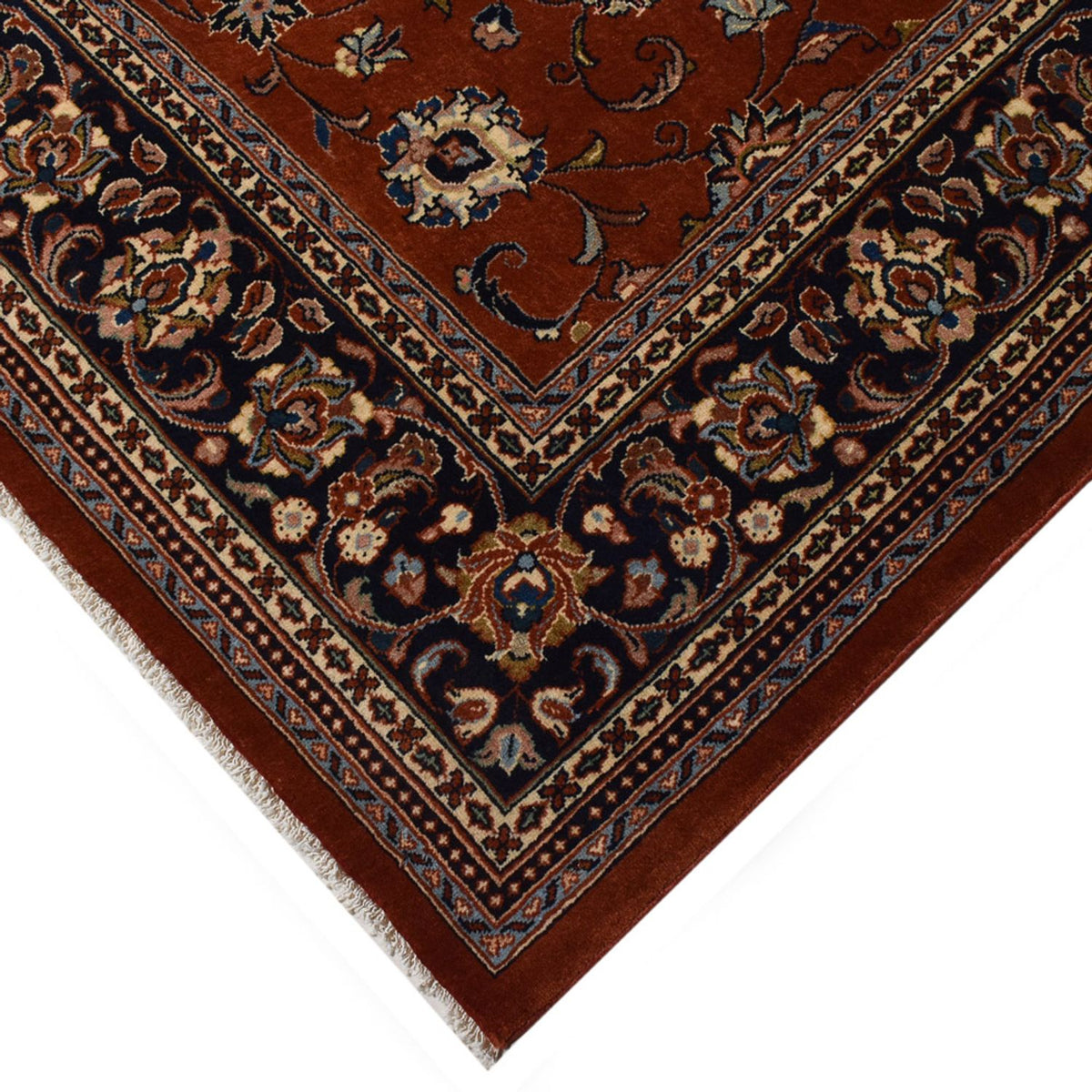 Tapis persan - Classique - 278 x 177 cm - rouge foncé