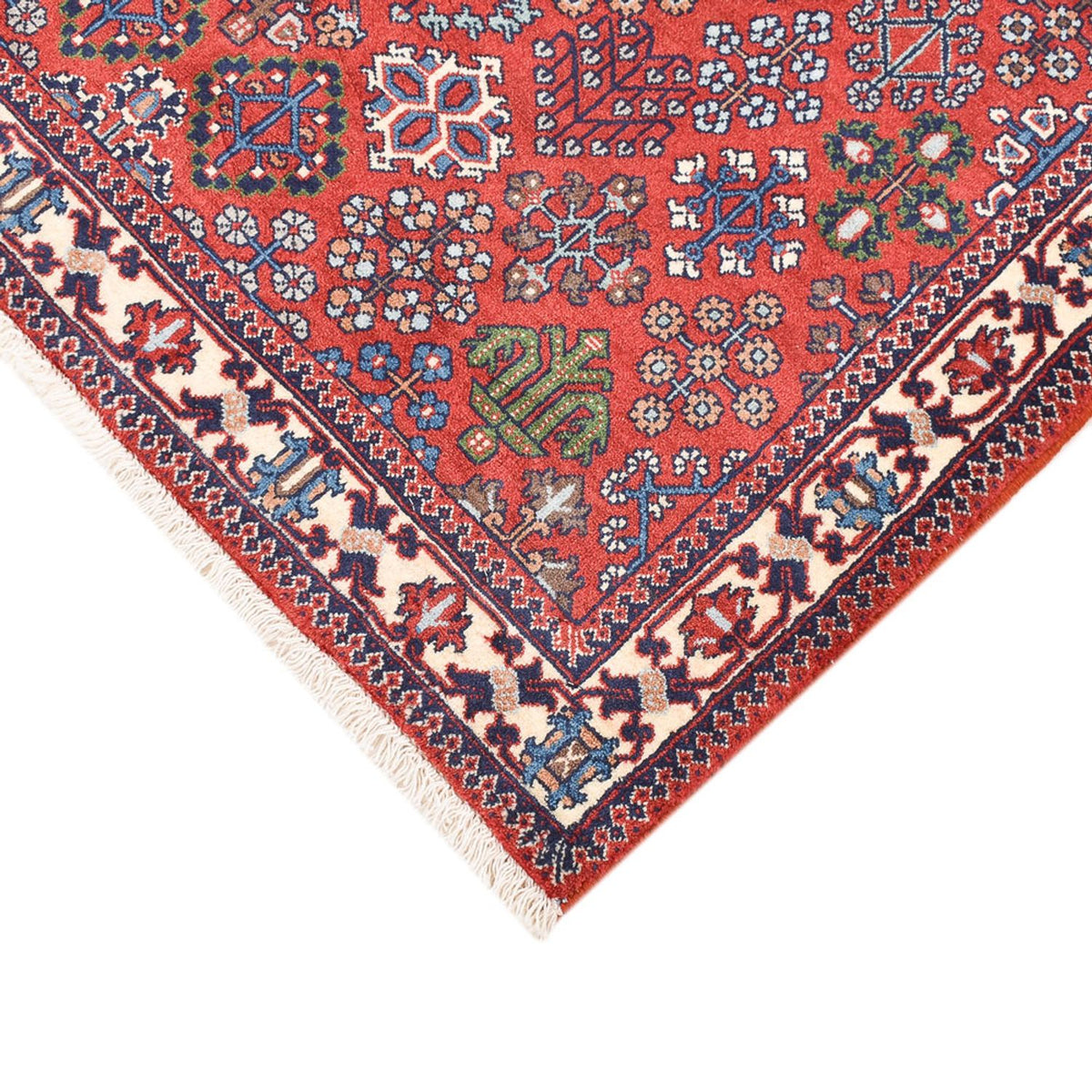 Tapis persan - Nomadic - 157 x 110 cm - rouge