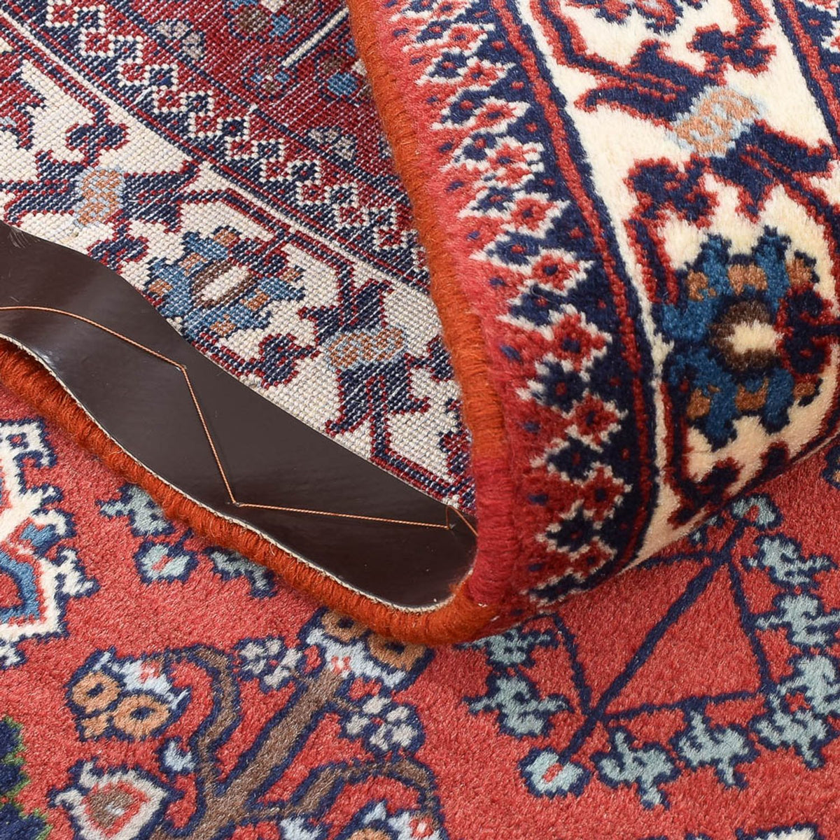 Tapis persan - Nomadic - 157 x 110 cm - rouge