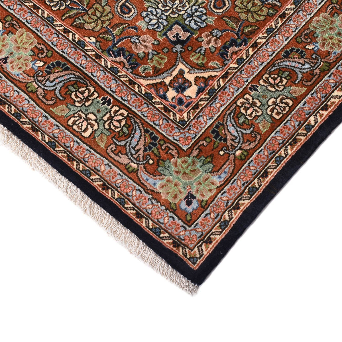 Tapis persan - Classique - 202 x 138 cm - bleu foncé