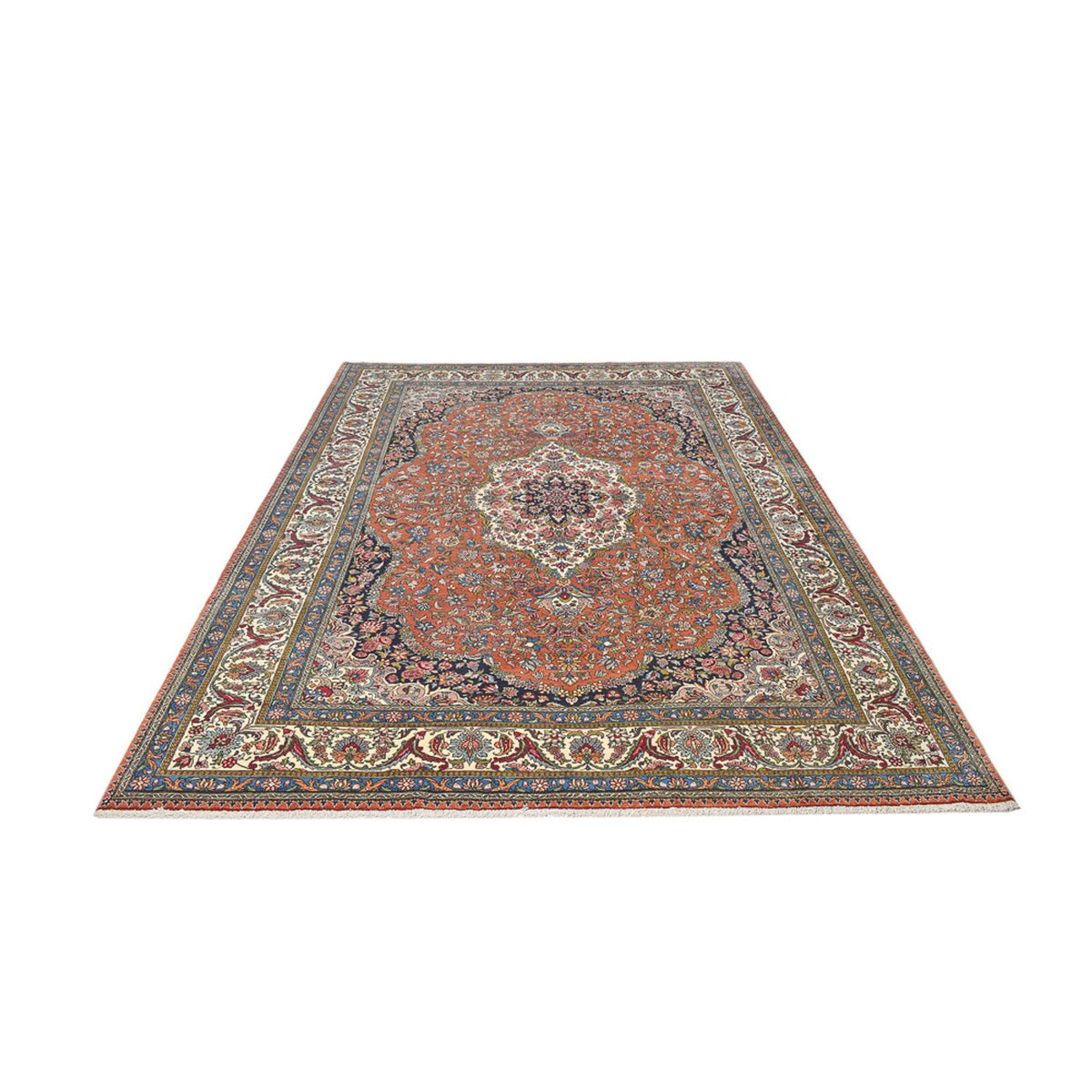 Tapis persan - Nomadic - 357 x 250 cm - rouge clair