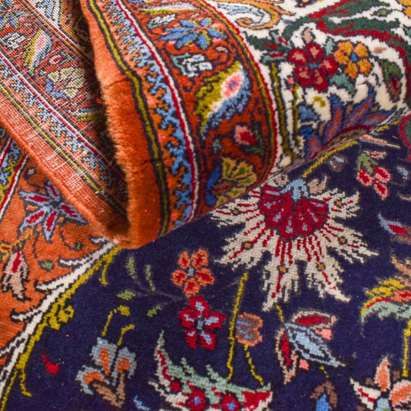 Tapis persan - Nomadic - 293 x 206 cm - bleu foncé