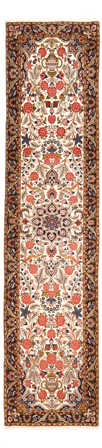 Tapis de couloir Tapis persan - Bidjar - 327 x 76 cm - beige
