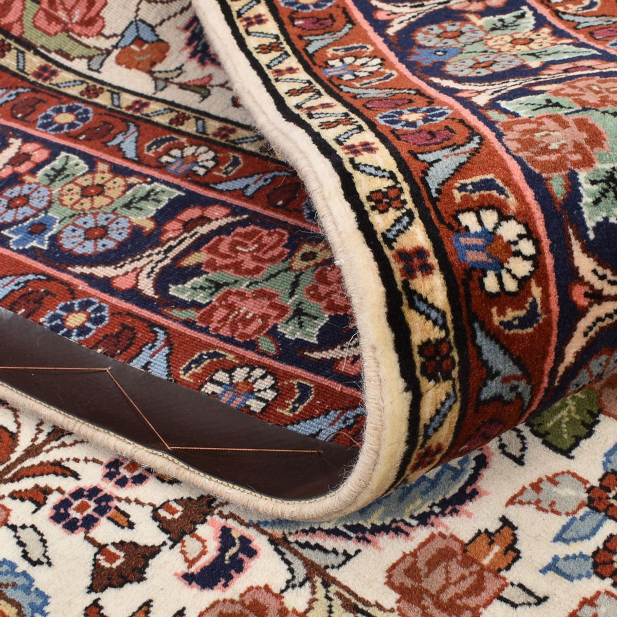 Tapis persan - Bidjar - 211 x 135 cm - crème