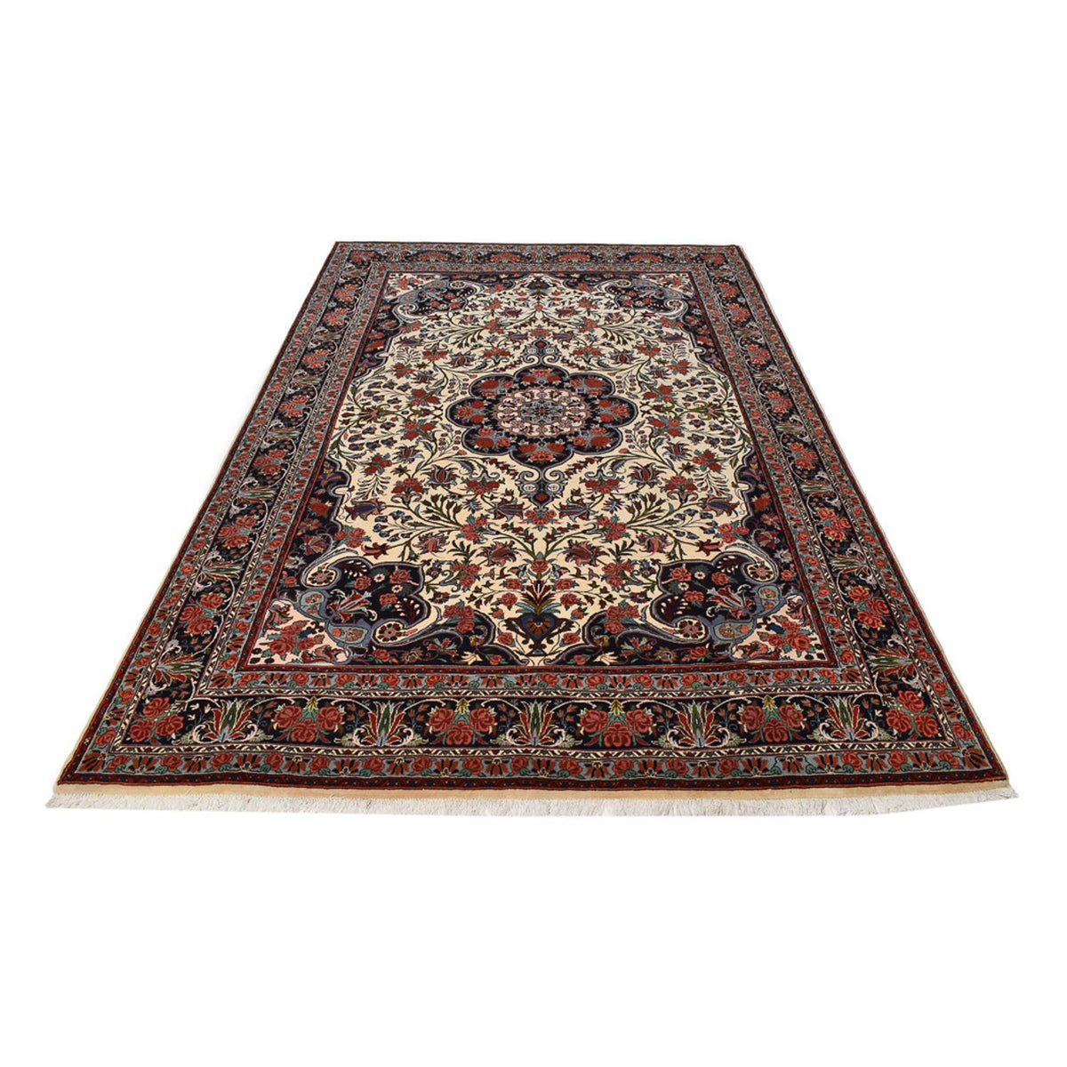 Tapis persan - Bidjar - 298 x 203 cm - beige clair