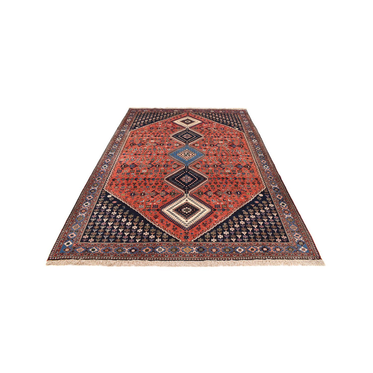 Tapis persan - Nomadic - 291 x 202 cm - orange