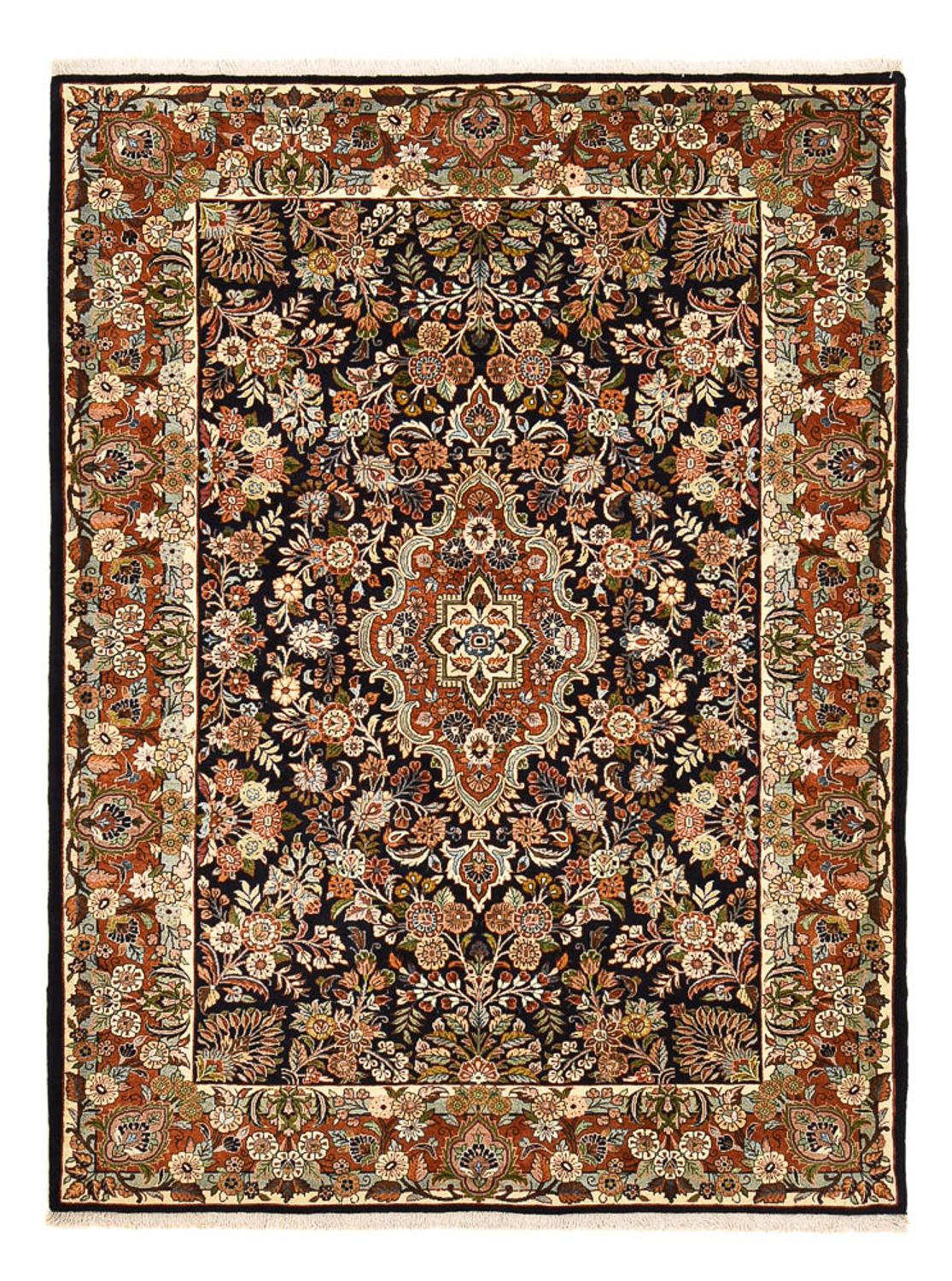 Tapis persan - Bidjar - 242 x 179 cm - multicolore