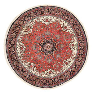 Tapis persan - Bidjar ronde  - 150 x 150 cm - rouge