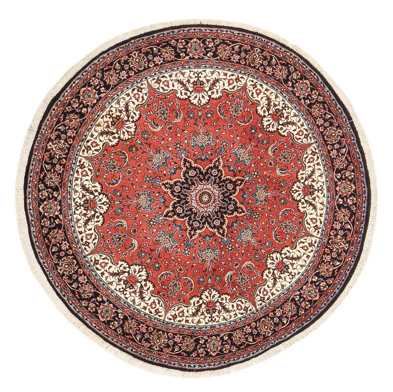 Tapis persan - Bidjar ronde  - 150 x 150 cm - rouge