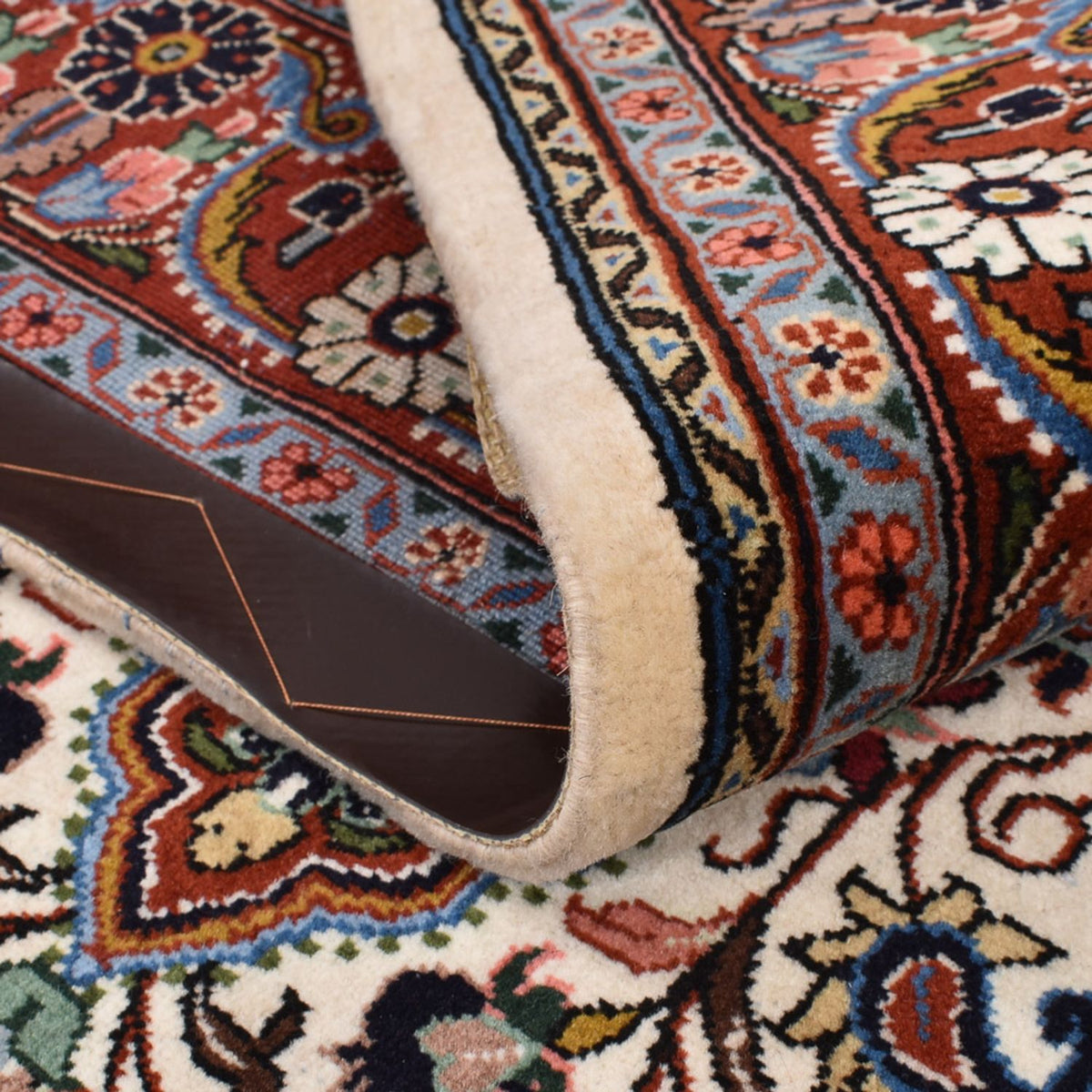 Tapis persan - Bidjar - 209 x 139 cm - crème