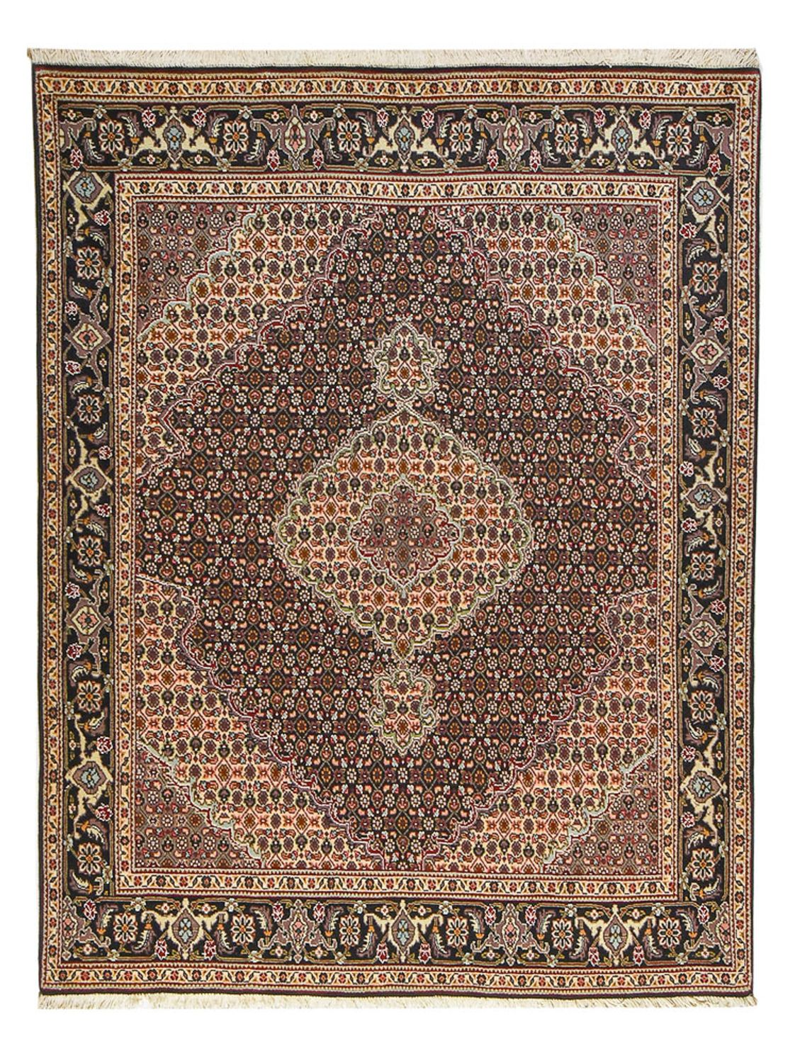 Tapis persan - Tabriz - Royal - 202 x 152 cm - rouille