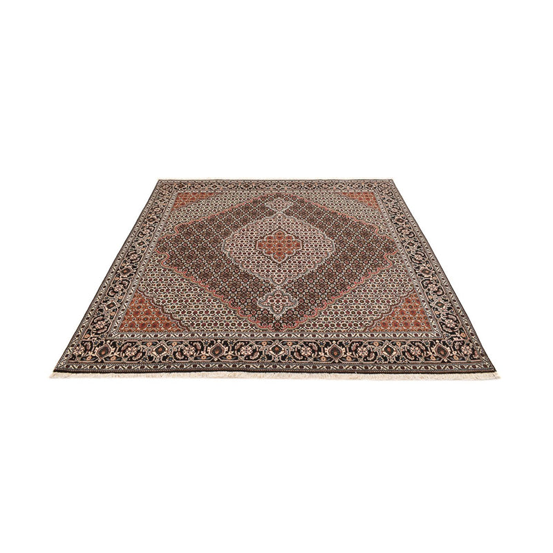 Tapis persan - Tabriz - Royal carré  - 202 x 198 cm - marron