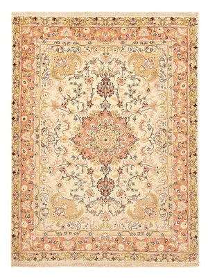 Tapis persan - Tabriz - Royal - 210 x 153 cm - beige clair
