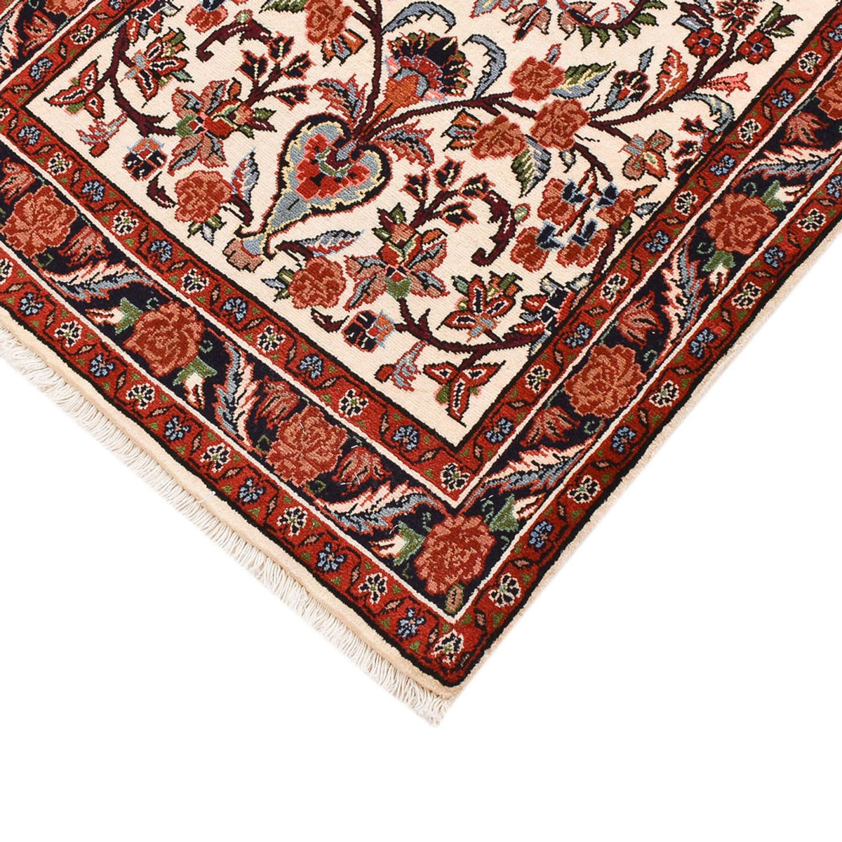 Tapis de couloir Tapis persan - Bidjar - 316 x 76 cm - beige