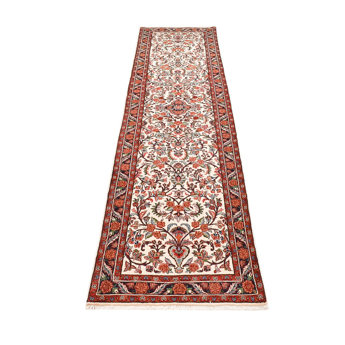 Tapis de couloir Tapis persan - Bidjar - 316 x 76 cm - beige