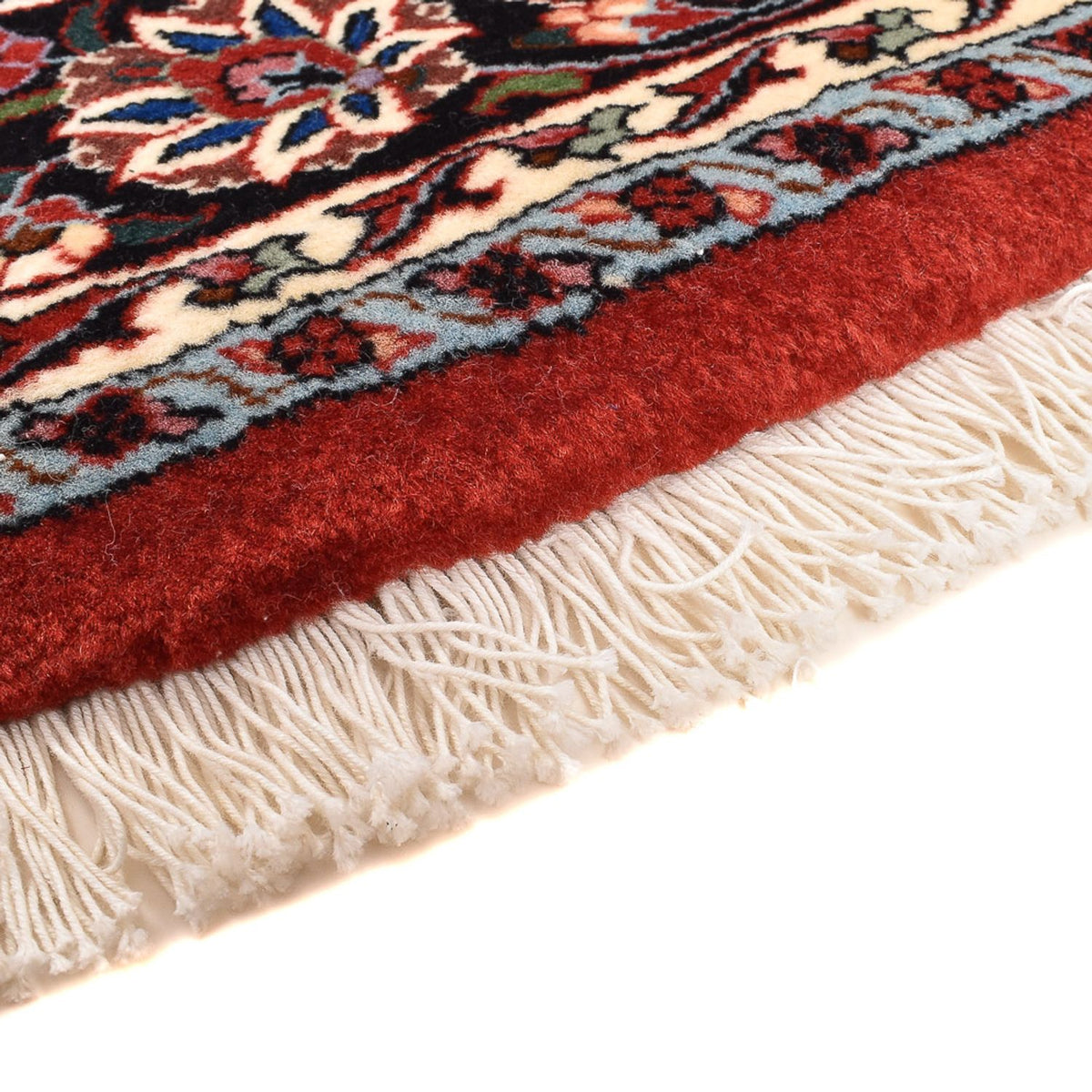 Tapis persan - Bidjar ronde - 145 x 145 cm - rouge